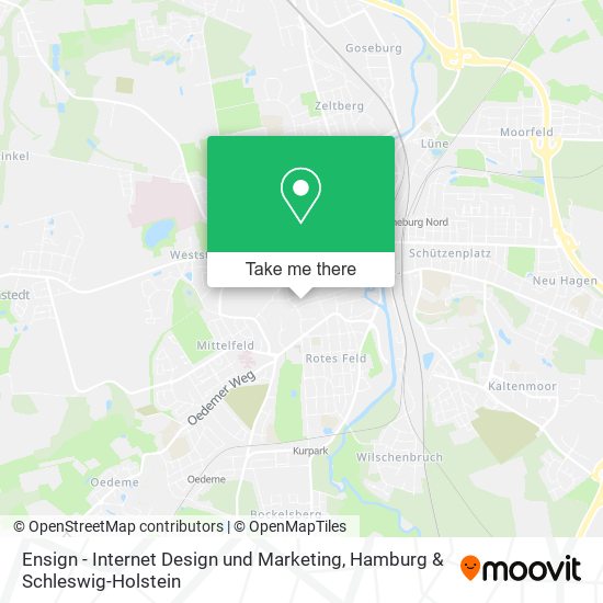 Ensign - Internet Design und Marketing map
