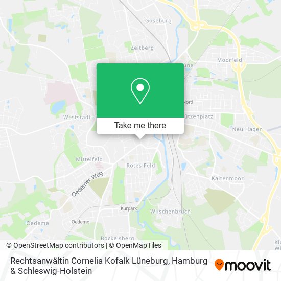 Rechtsanwältin Cornelia Kofalk Lüneburg map