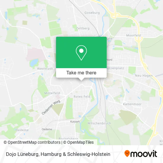 Dojo Lüneburg map