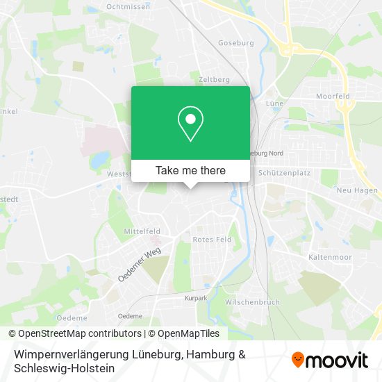 Wimpernverlängerung Lüneburg map