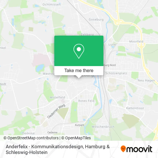 Карта Anderfelix - Kommunikationsdesign