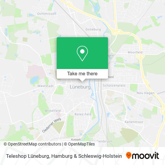 Teleshop Lüneburg map