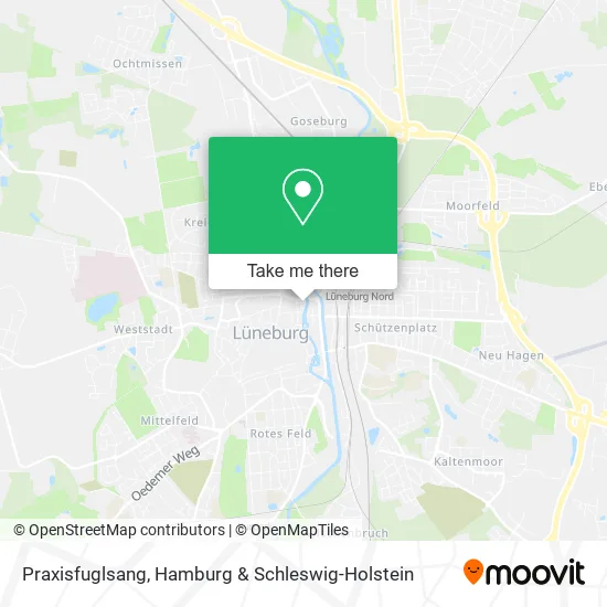 Карта Praxisfuglsang