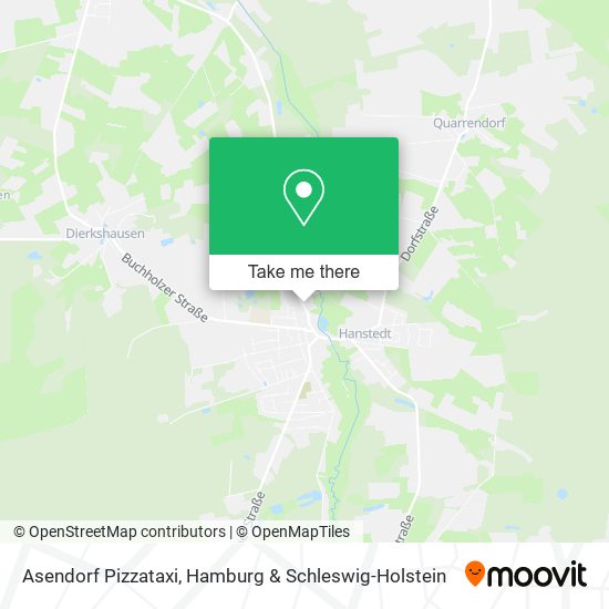 Asendorf Pizzataxi map