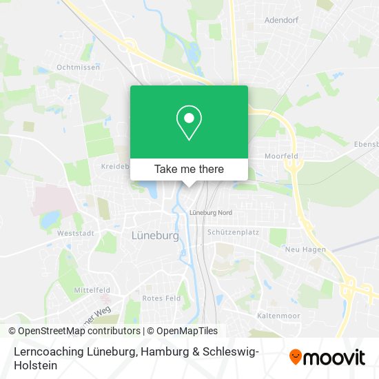 Lerncoaching Lüneburg map