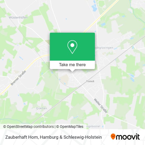 Zauberhaft Hom map