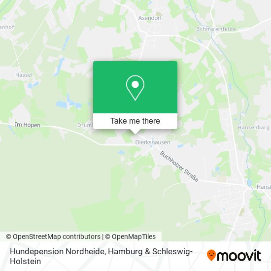 Hundepension Nordheide map