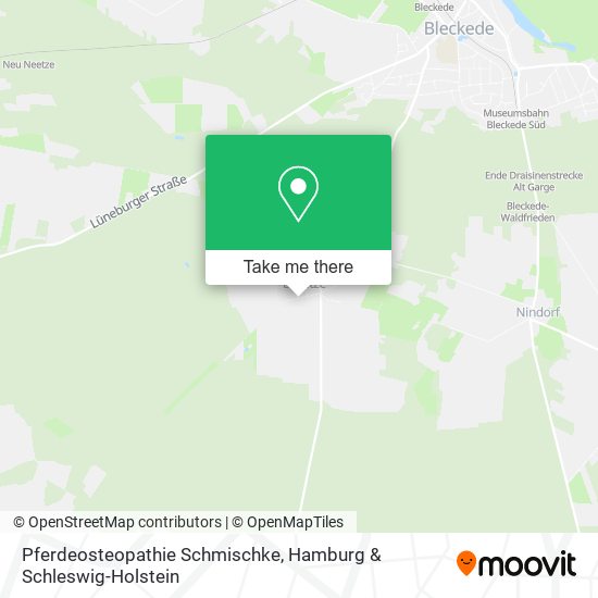 Pferdeosteopathie Schmischke map
