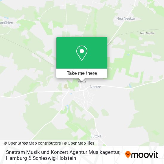 Snetram Musik und Konzert Agentur Musikagentur map