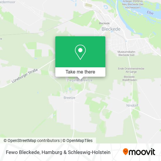 Fewo Bleckede map