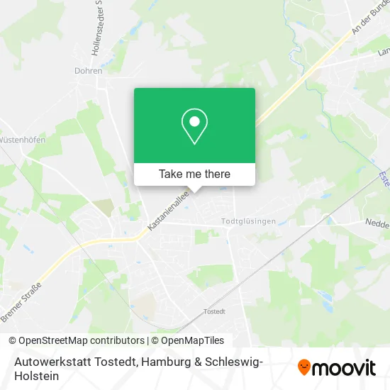 Карта Autowerkstatt Tostedt