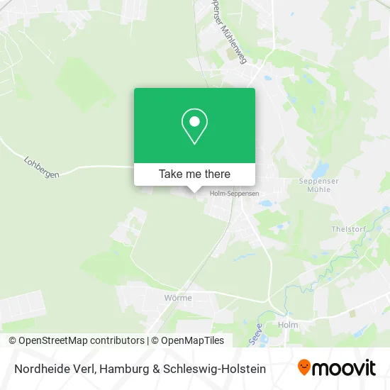 Карта Nordheide Verl