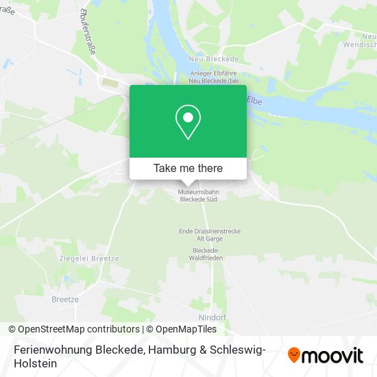 Ferienwohnung Bleckede map