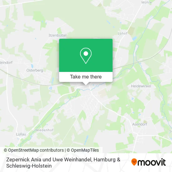 Карта Zepernick Ania und Uwe Weinhandel