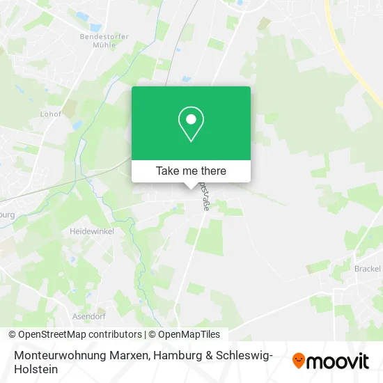 Карта Monteurwohnung Marxen