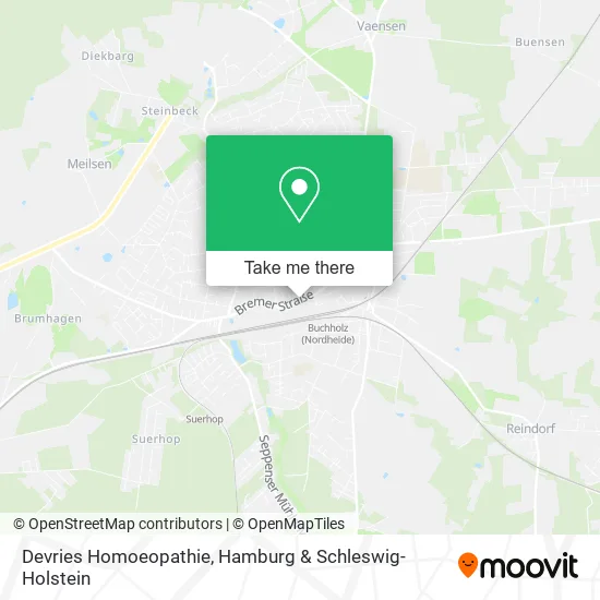 Карта Devries Homoeopathie