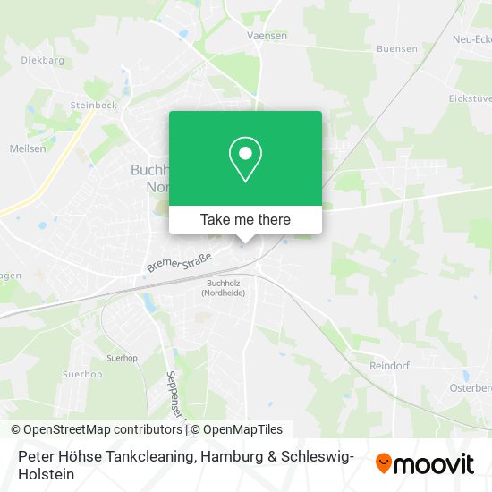 Peter Höhse Tankcleaning map