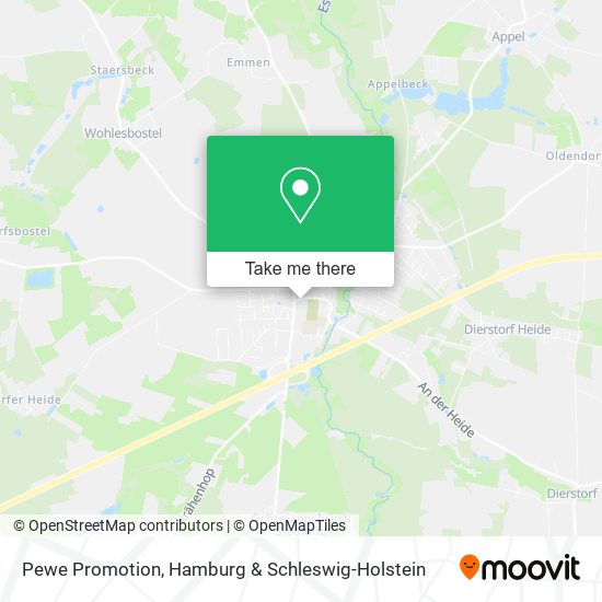 Pewe Promotion map