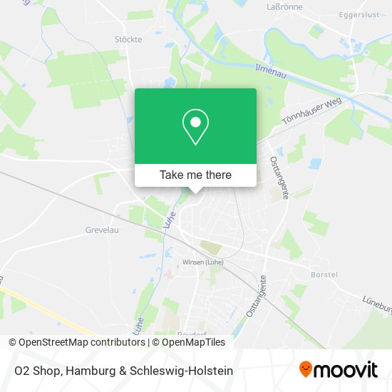 O2 Shop map