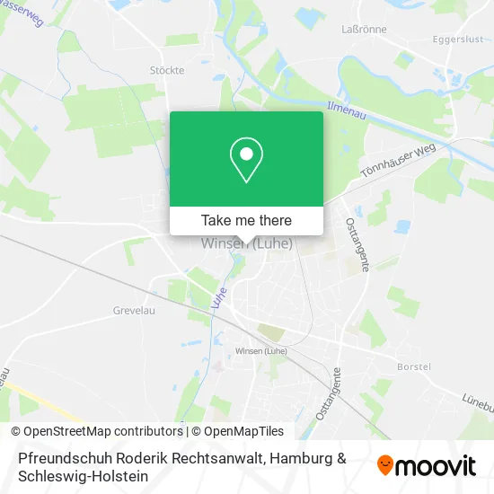 Карта Pfreundschuh Roderik Rechtsanwalt