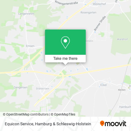 Equicon Service map