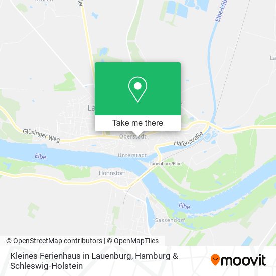 Kleines Ferienhaus in Lauenburg map