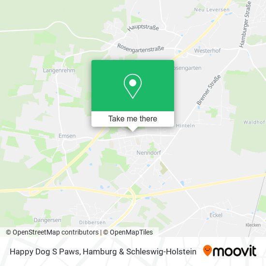 Happy Dog S Paws map