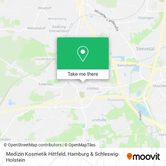 Карта Medizin Kosmetik Hittfeld