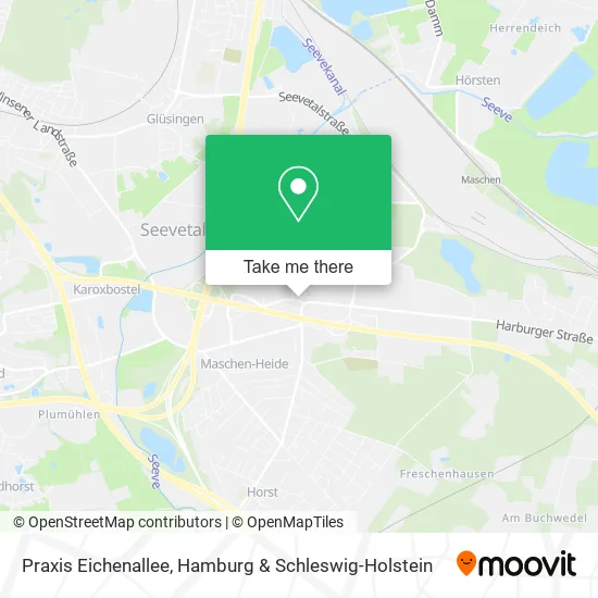 Карта Praxis Eichenallee