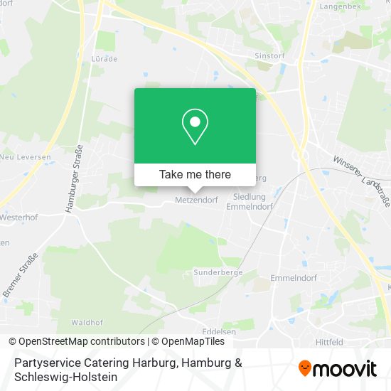 Partyservice Catering Harburg map