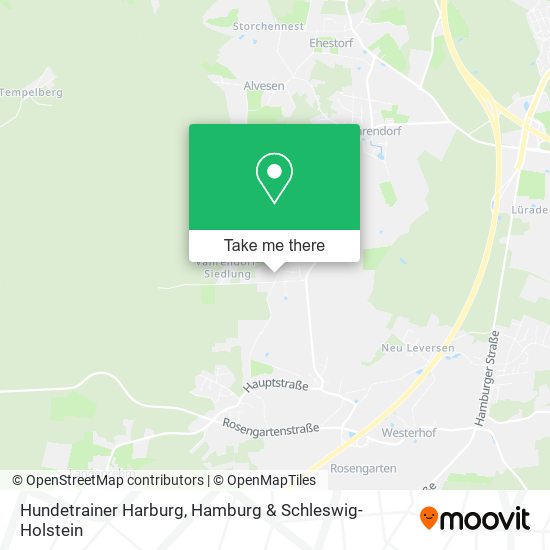 Hundetrainer Harburg map