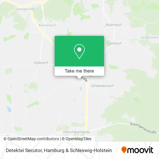 Карта Detektei Secutor