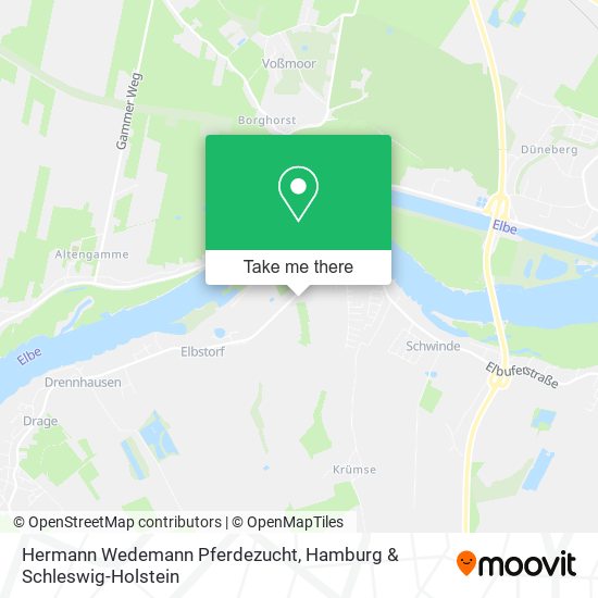 Hermann Wedemann Pferdezucht map