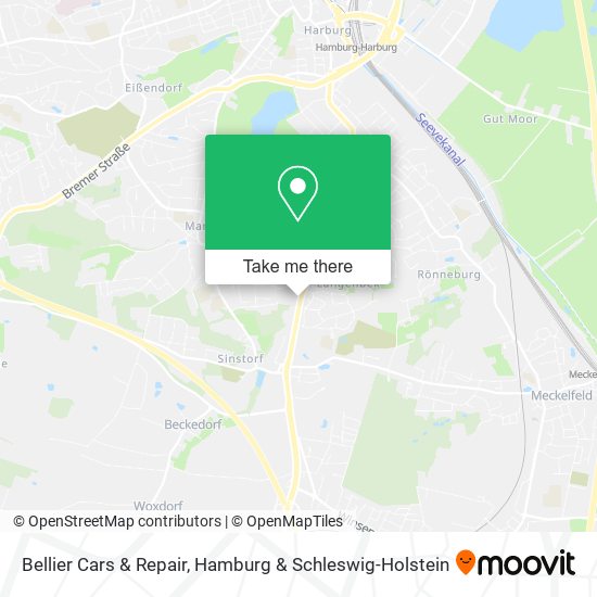 Bellier Cars & Repair map