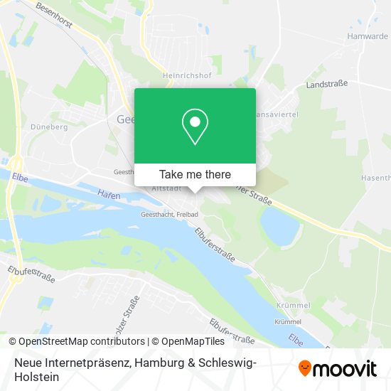 Neue Internetpräsenz map