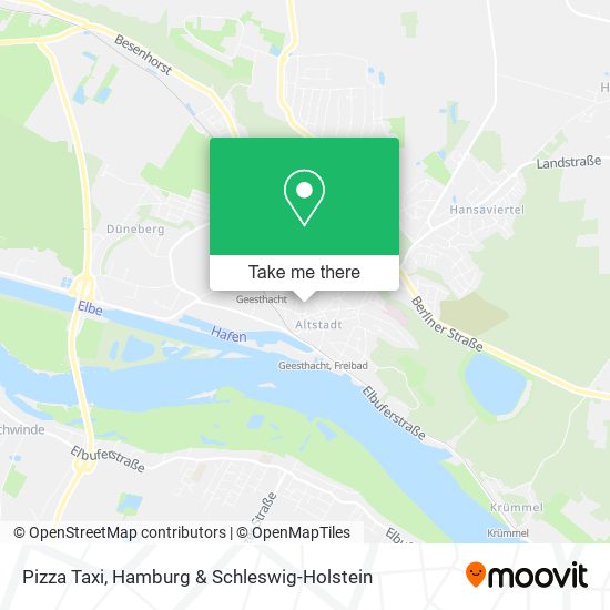 Pizza Taxi map