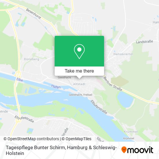 Tagespflege Bunter Schirm map