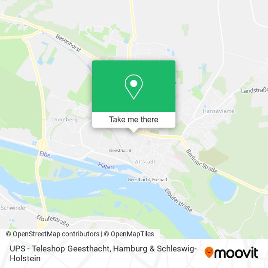 UPS - Teleshop Geesthacht map
