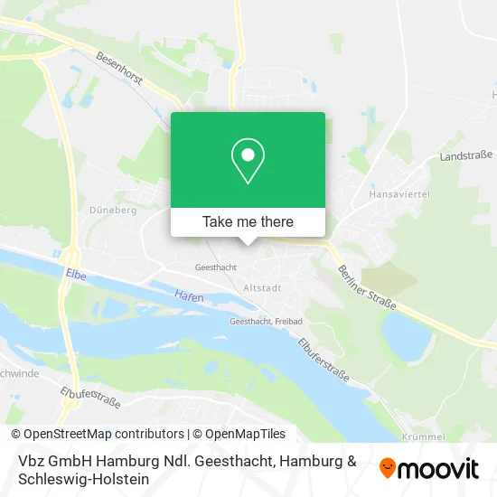 Карта Vbz GmbH Hamburg Ndl. Geesthacht