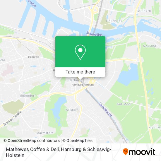 Mathewes Coffee & Deli map