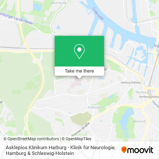 Карта Asklepios Klinikum Harburg - Klinik für Neurologie