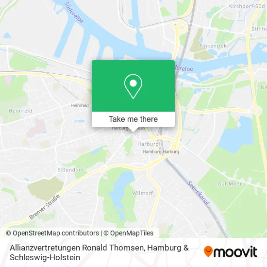 Карта Allianzvertretungen Ronald Thomsen