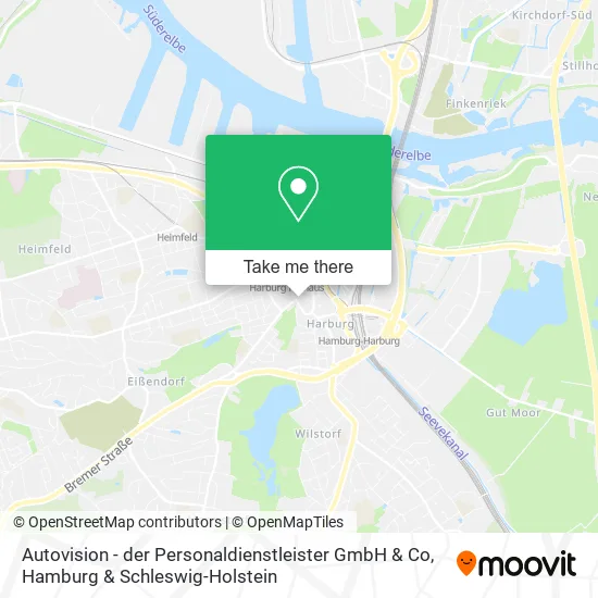 Карта Autovision - der Personaldienstleister GmbH & Co