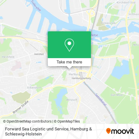 Карта Forward Sea Logistic und Service