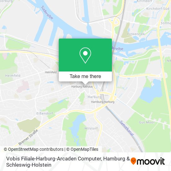 Vobis Filiale-Harburg-Arcaden Computer map