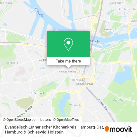 Карта Evangelisch-Lutherischer Kirchenkreis Hamburg-Ost