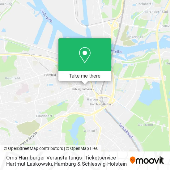 Карта Oms Hamburger Veranstaltungs- Ticketservice Hartmut Laskowski