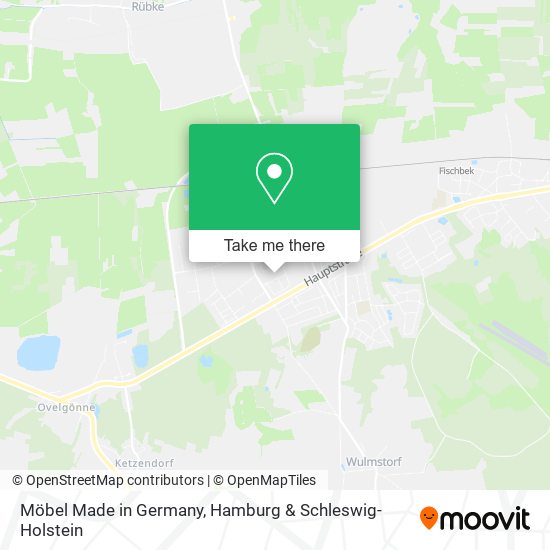 Möbel Made in Germany map