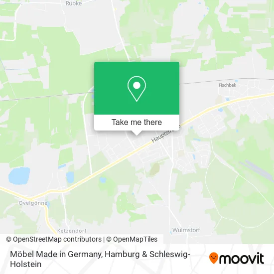 Карта Möbel Made in Germany