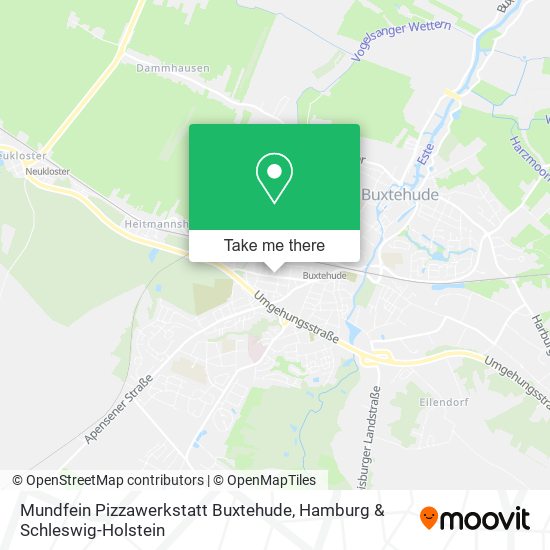 Карта Mundfein Pizzawerkstatt Buxtehude